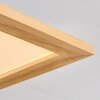 Belan Deckenpanel LED Naturfarben, Weiß, 1-flammig, Fernbedienung
