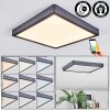 Finsrud Deckenpanel LED Schwarz, 1-flammig