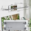 Banek Spiegelleuchte LED Chrom, 1-flammig, Farbwechsler
