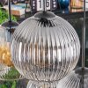 Koyoto Hängeleuchte Glas 20 cm Bernsteinfarben, Klar, Rauchfarben, 6-flammig