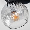 Koyoto Deckenleuchte Glas 15 cm Bernsteinfarben, Klar, Rauchfarben, 3-flammig