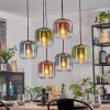 Lauden Hängeleuchte Glas 20 cm Blau, Grün, Klar, Kupferfarben, 6-flammig