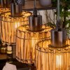 Cando Hängeleuchte Naturfarben, Schwarz, 4-flammig