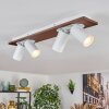 Dalan Deckenleuchte LED Naturfarben, Weiß, 4-flammig