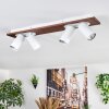 Dalan Deckenleuchte LED Naturfarben, Weiß, 4-flammig