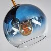 Koyoto Deckenleuchte Glas 15 cm Gold, Schwarz, 5-flammig