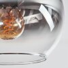 Koyoto Deckenleuchte Glas 15 cm Gold, Schwarz, 5-flammig