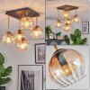 Koyoto Deckenleuchte Glas 15 cm Gold, Schwarz, 5-flammig