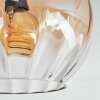 Koyoto Deckenleuchte Glas 15 cm Gold, Schwarz, 5-flammig