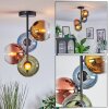 Koyoto Deckenleuchte Glas 15 cm Blau, Gold, Grün, Klar, Kupferfarben, 4-flammig
