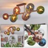 Gastor Deckenleuchte Glas 15 cm Blau, Chrom, Grün, Kupferfarben, Rauchfarben, 10-flammig