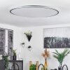 Champa Deckenpanel LED Silber, 1-flammig, Fernbedienung
