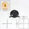 Gastor Deckenleuchte Glas 15 cm Bernsteinfarben, 3-flammig