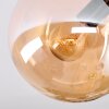 Gastor Deckenleuchte Glas 15 cm Bernsteinfarben, 3-flammig