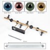 Ripoll Deckenleuchte Glas 15 cm Gold, Schwarz, 8-flammig