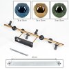 Ripoll Deckenleuchte Glas 15 cm Gold, Schwarz, 8-flammig