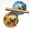 Ripoll Deckenleuchte Glas 15 cm Gold, Schwarz, 8-flammig
