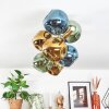 Ripoll Deckenleuchte Glas 15 cm Gold, Schwarz, 8-flammig
