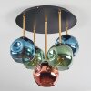 Ripoll Deckenleuchte Glas 15 cm Messing, Schwarz, 5-flammig Ripoll Deckenleuchte Glas 15 cm Messing, Schwarz, 5-flammig