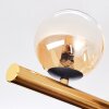 Chehalis Deckenleuchte Glas 10 cm, 12 cm, 15 cm Gold, Schwarz, 8-flammig