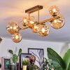 Chehalis Deckenleuchte Glas 10 cm, 12 cm, 15 cm Gold, Schwarz, 8-flammig