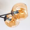 Koyoto Deckenleuchte Glas 15 cm Bernsteinfarben, 6-flammig