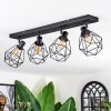 Yaak Deckenleuchte Schwarz, 4-flammig