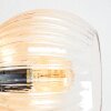 Koyoto Deckenleuchte Glas 15 cm Bernsteinfarben, Klar, 6-flammig
