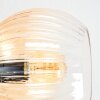 Koyoto Deckenleuchte Glas 15 cm Bernsteinfarben, Klar, Rauchfarben, 6-flammig