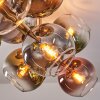Koyoto Deckenleuchte Glas 15 cm Gold, Schwarz, 10-flammig
