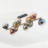 Koyoto Deckenleuchte Glas 15 cm Gold, Schwarz, 10-flammig