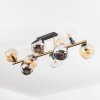 Koyoto Deckenleuchte Glas 15 cm Gold, Schwarz, 10-flammig