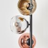 Koyoto Stehleuchte Glas 15 cm Chrom, Gold, Klar, Kupferfarben, Rauchfarben, 5-flammig