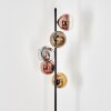 Koyoto Stehleuchte Glas 15 cm Chrom, Gold, Klar, Kupferfarben, Rauchfarben, 5-flammig