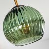 Koyoto Deckenleuchte Glas 15 cm Messing, Schwarz, 5-flammig