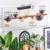 Chehalis Deckenleuchte Glas 10 cm, 12 cm, 15 cm Gold, Schwarz, 8-flammig