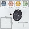 Koyoto Deckenleuchte Glas 15 cm Messing, Schwarz, 5-flammig