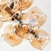 Koyoto Deckenleuchte Glas 15 cm Gold, Schwarz, 10-flammig
