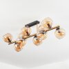 Koyoto Deckenleuchte Glas 15 cm Gold, Schwarz, 10-flammig