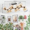 Ripoll Deckenleuchte Glas 15 cm Gold, Schwarz, 10-flammig
