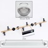 Koyoto Deckenleuchte Glas 15 cm Gold, Schwarz, 10-flammig