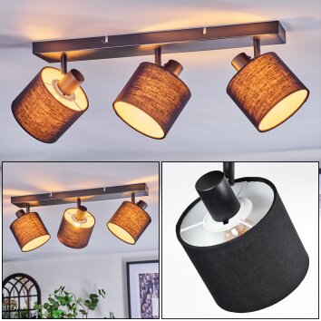 Bassagoda Deckenleuchte Schwarz, 3-flammig Bassagoda Deckenleuchte Schwarz, 3-flammig