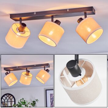 Bassagoda Deckenleuchte Schwarz, 3-flammig