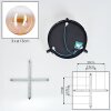 Chehalis Deckenleuchte Glas 15 cm Bernsteinfarben, Klar, 3-flammig
