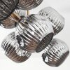 Ripoll Deckenleuchte Glas 15 cm Gold, Schwarz, 10-flammig