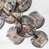 Koyoto Deckenleuchte Glas 15 cm Gold, Schwarz, 10-flammig