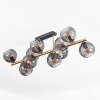 Koyoto Deckenleuchte Glas 15 cm Gold, Schwarz, 10-flammig