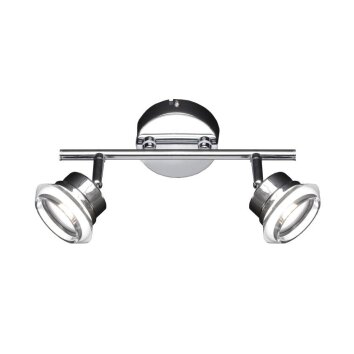 Wofi MORGAN Deckenspot LED Chrom, 2-flammig