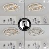 Buren Deckenleuchte LED Nickel-Matt, 1-flammig