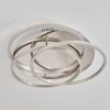 Buren Deckenleuchte LED Nickel-Matt, 1-flammig